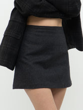 Load image into Gallery viewer, WILFRED x Grey Wool Mini Skirt (S, M)