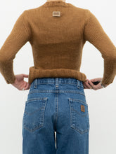 Load image into Gallery viewer, Vintage x DOLCE &amp; GABBANA Camel Knit Fitted Sweater (XS, S)