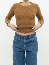 Load image into Gallery viewer, Vintage x DOLCE &amp; GABBANA Camel Knit Fitted Sweater (XS, S)