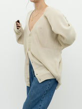 Load image into Gallery viewer, Vintage x Made in Korea x ARNOLD PALMER Cozy Beige Knit Cardigan (XS-XL)