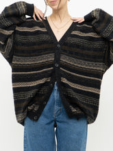 Load image into Gallery viewer, Vintage x Made in Canada x Mult-Knit Oversized Cozy Cardigan (XS-XL)
