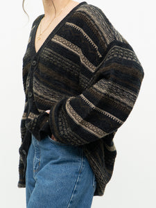 Vintage x Made in Canada x Mult-Knit Oversized Cozy Cardigan (XS-XL)