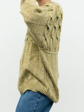 Load image into Gallery viewer, Vintage x Handmade Cozy Yellow-Green Sweater (M-XL)