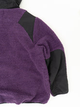 Load image into Gallery viewer, HUF x Purple, Black Hooded Fleece Jacket (L-XXL)