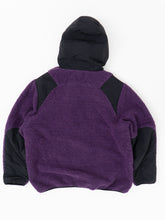 Load image into Gallery viewer, HUF x Purple, Black Hooded Fleece Jacket (L-XXL)