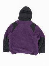 Load image into Gallery viewer, HUF x Purple, Black Hooded Fleece Jacket (L-XXL)