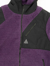 Load image into Gallery viewer, HUF x Purple, Black Hooded Fleece Jacket (L-XXL)