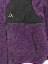 Load image into Gallery viewer, HUF x Purple, Black Hooded Fleece Jacket (L-XXL)