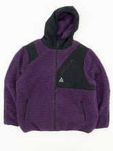 Load image into Gallery viewer, HUF x Purple, Black Hooded Fleece Jacket (L-XXL)