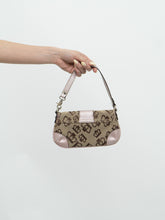 Load image into Gallery viewer, KATHY VAN ZEELAND x Pink And Brown Crown Mini Purse