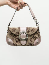 Load image into Gallery viewer, KATHY VAN ZEELAND x Pink And Brown Crown Mini Purse