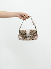 Load image into Gallery viewer, KATHY VAN ZEELAND x Pink And Brown Crown Mini Purse