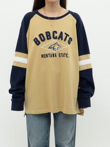 Modern x Montana State Bobcats Oversized Navy Gold Long Sleeve (XS-XXL)