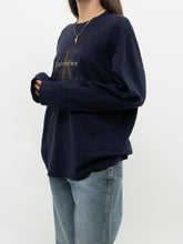 Load image into Gallery viewer, Vintage x CALVIN KLEIN Long Sleeve Navy Tee (XS-L)