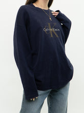 Load image into Gallery viewer, Vintage x CALVIN KLEIN Long Sleeve Navy Tee (XS-L)