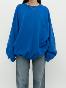 Modern x Cozy Cobalt Blue Oversized Crewneck (XS-XXL)