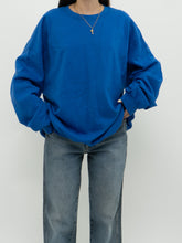 Load image into Gallery viewer, Modern x Cozy Cobalt Blue Oversized Crewneck (XS-XXL)