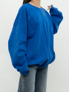 Modern x Cozy Cobalt Blue Oversized Crewneck (XS-XXL)