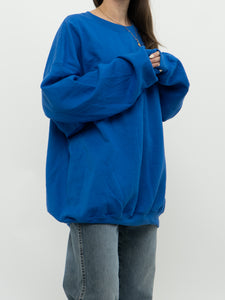 Modern x Cozy Cobalt Blue Oversized Crewneck (XS-XXL)