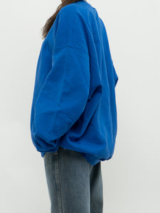 Modern x Cozy Cobalt Blue Oversized Crewneck (XS-XXL)