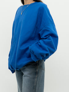 Modern x Cozy Cobalt Blue Oversized Crewneck (XS-XXL)