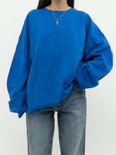 Load image into Gallery viewer, Modern x Cozy Cobalt Blue Oversized Crewneck (XS-XXL)