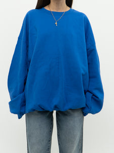 Modern x Cozy Cobalt Blue Oversized Crewneck (XS-XXL)