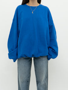 Modern x Cozy Cobalt Blue Oversized Crewneck (XS-XXL)