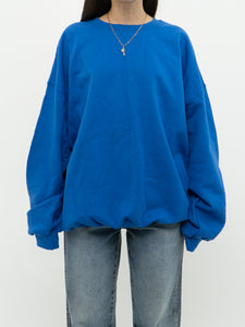 Modern x Cozy Cobalt Blue Oversized Crewneck (XS-XXL)