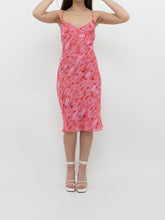 Load image into Gallery viewer, Vintage x Made in Brazil x Pink Patterned Midi Dress (M, L)