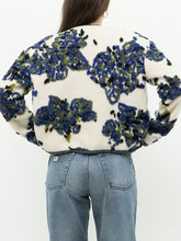 Load image into Gallery viewer, Modern x Cream Raised Knit Floral Cropped Jacket (M, L)