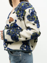 Load image into Gallery viewer, Modern x Cream Raised Knit Floral Cropped Jacket (M, L)