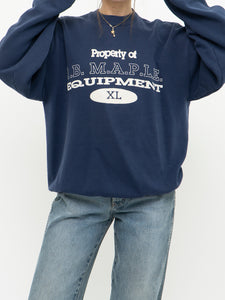 Vintage x I.B. M.A.P.L.E. Faded Navy Crewneck (XS-L)