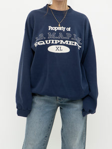 Vintage x I.B. M.A.P.L.E. Faded Navy Crewneck (XS-L)