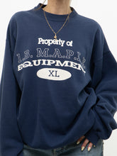 Load image into Gallery viewer, Vintage x I.B. M.A.P.L.E. Faded Navy Crewneck (XS-L)