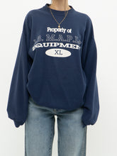 Load image into Gallery viewer, Vintage x I.B. M.A.P.L.E. Faded Navy Crewneck (XS-L)