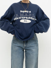 Load image into Gallery viewer, Vintage x I.B. M.A.P.L.E. Faded Navy Crewneck (XS-L)