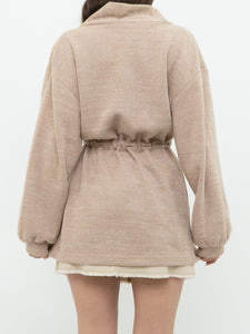 7 FOR ALL MANKIND x Beige Cozy Belted Knit Sweater (XS-M)