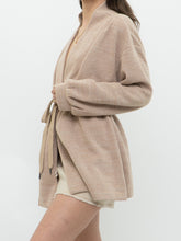 Load image into Gallery viewer, 7 FOR ALL MANKIND x Beige Cozy Belted Knit Sweater (XS-M)