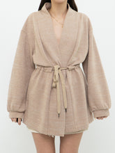 Load image into Gallery viewer, 7 FOR ALL MANKIND x Beige Cozy Belted Knit Sweater (XS-M)