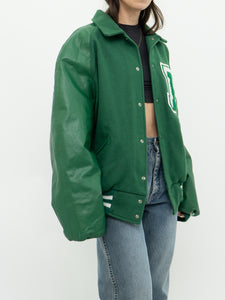 Vintage x Green 'B' Wool Varsity Jacket (M-XL)