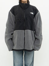 Load image into Gallery viewer, THE NORTH FACE x Grey, Black Fleece Jacket (M-XL)