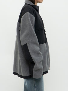 THE NORTH FACE x Grey, Black Fleece Jacket (M-XL)
