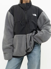 Load image into Gallery viewer, THE NORTH FACE x Grey, Black Fleece Jacket (M-XL)