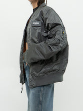 Load image into Gallery viewer, ALPHA INDUSTRIES x grey pilot bomber (XS-L)