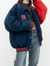 Load image into Gallery viewer, Vintage x Made in USA x STARTER Cardinals Navy, Red Jacket (XL)