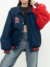 Load image into Gallery viewer, Vintage x Made in USA x STARTER Cardinals Navy, Red Jacket (XL)