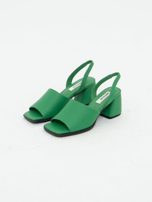 MATT & NAT x Deadstock Green Pebble Leather Sandals (7)