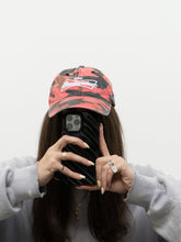 Load image into Gallery viewer, Vintage x BUDWEISER x NASCAR Red Camo Faded Hat