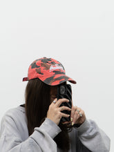 Load image into Gallery viewer, Vintage x BUDWEISER x NASCAR Red Camo Faded Hat